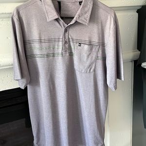 Travis Mathew golf polo.